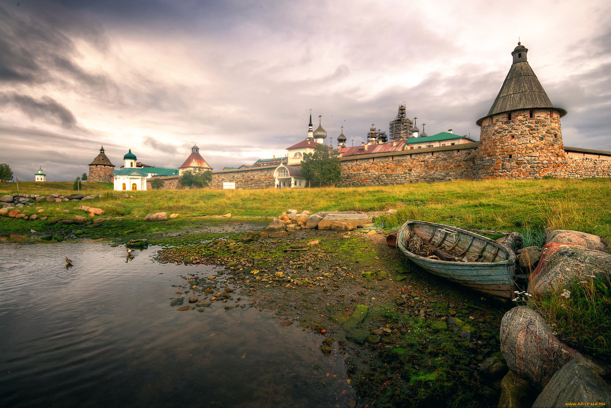 Соловецкий монастырь на белом море